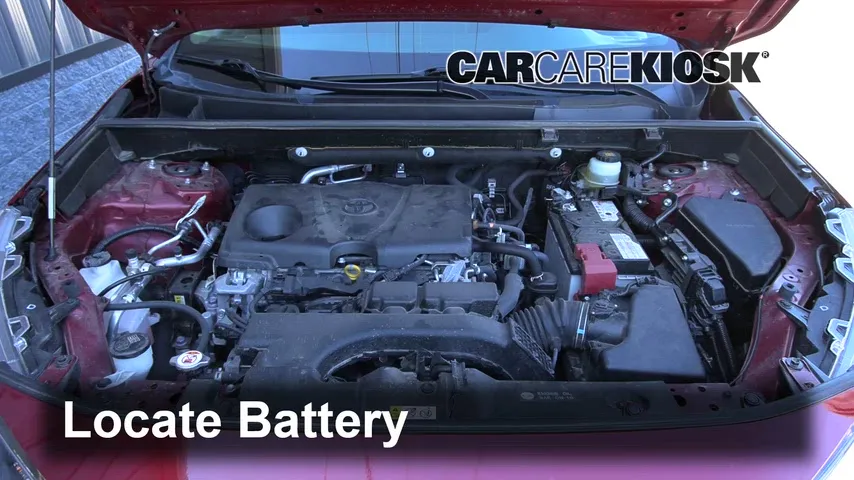2019 Toyota RAV4 LE 2.5L 4 Cyl. Battery Replace